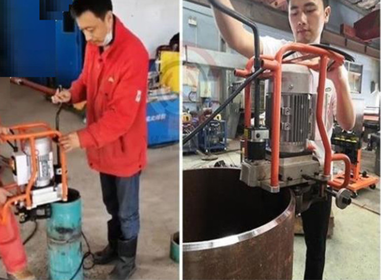 Multifunctional Portable Plate Beveling Machine Chamfering 2000r/Min