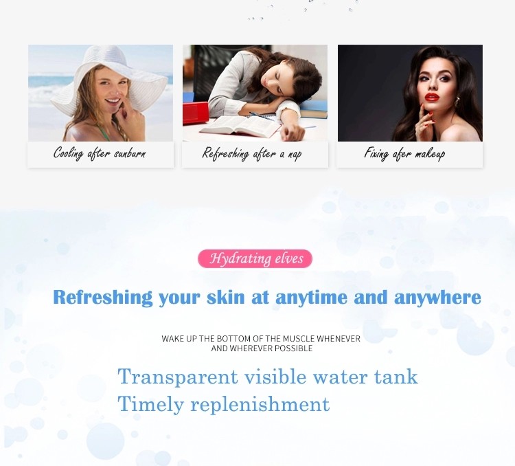 Facial Refreshing And Moisturizing Skin Hydrating Device Nano Face Spray Facial Steamer