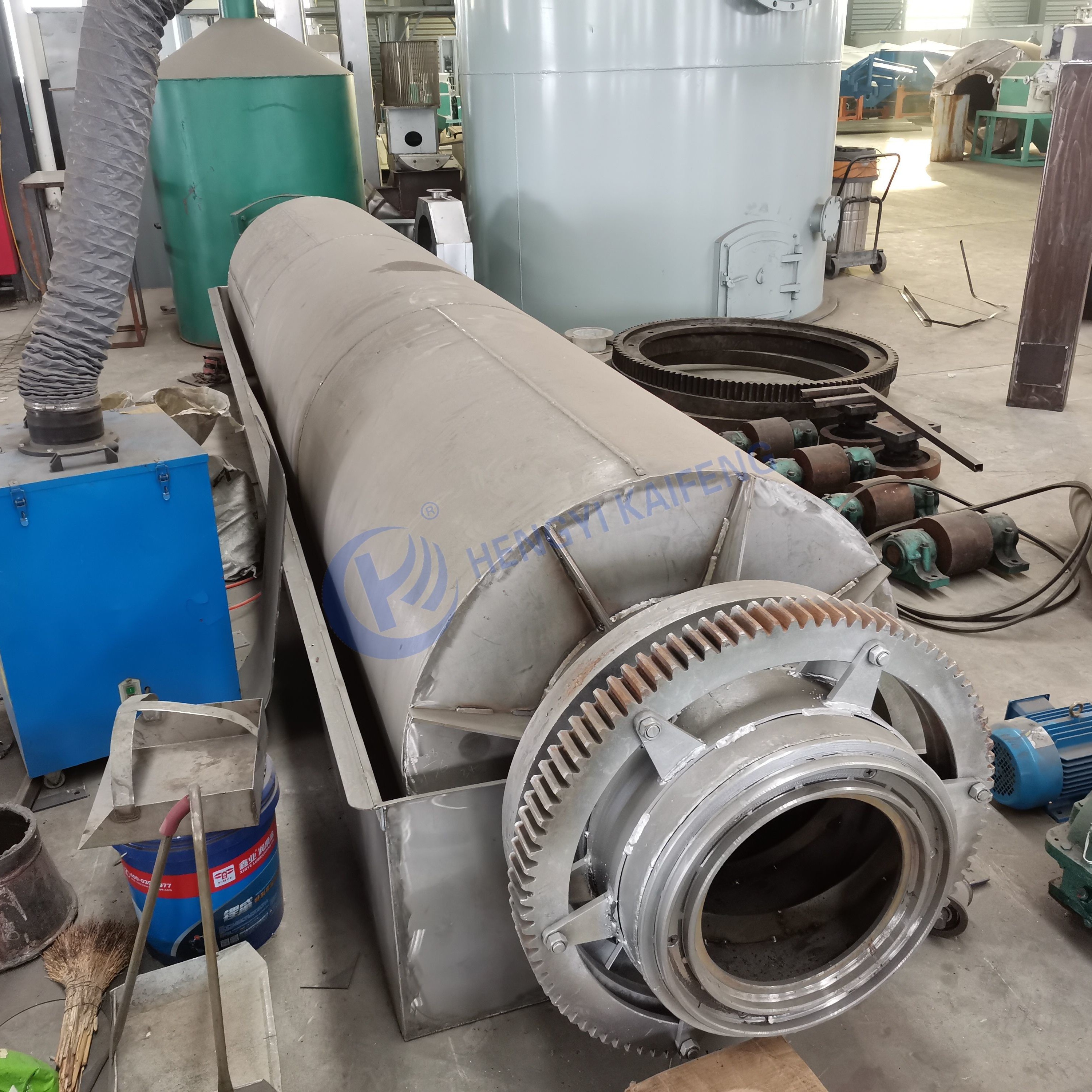 PLC Control Industrial Cooling Equipment Activated Carbon Plant Machinery