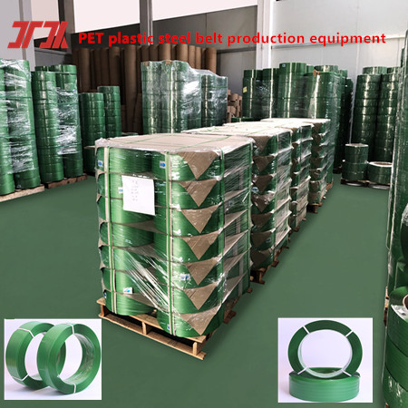 Packing Automatic Green Polyester Plastic Pet Strapping Roll for Used Clothes Bales