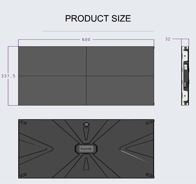 Indoor Fixed LED Display 16:9 Gold Ratio P2.5 Fixed LED Screen Fine Pixel Pitch Series