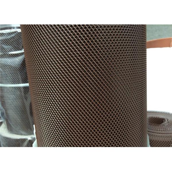 Powder Coated 6 X 6mm Mesh Gutter Guards Aluminium Material With Micro Holes