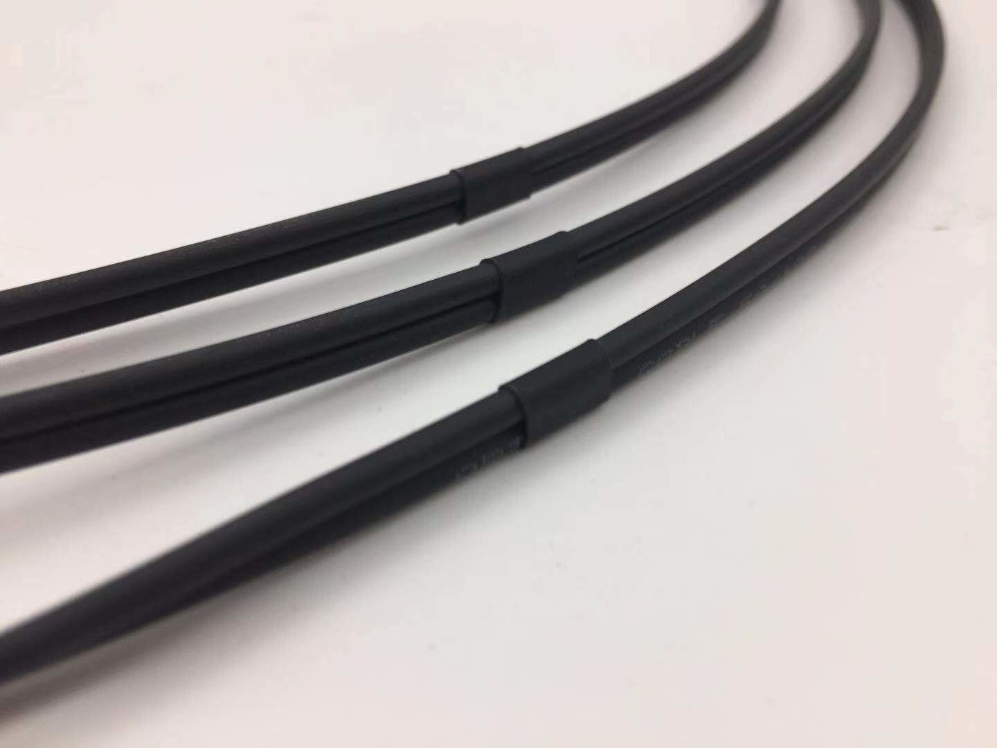 Low Insertion Loss Fiber Optical Patch Cord ST To LC Duplex Black LSZH Jacket