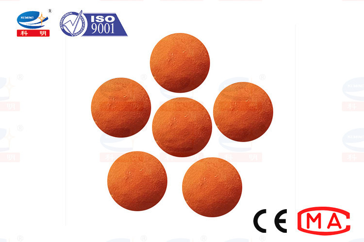 Mini Concrete Pump Cleaning Sponge Ball Hydraulic Concrete Pump Parts