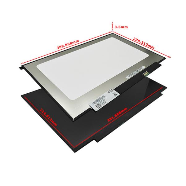 Full HD 17.3 Inch TFT LCD Display 1920x1080 With EDP 500nits Brightness