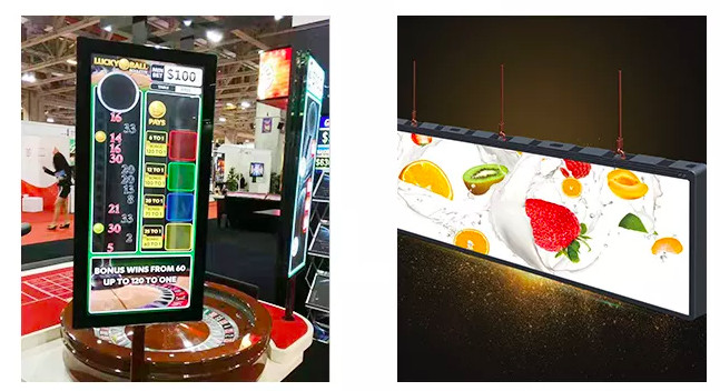 Full Color HD P2.5 Poster Led Display Indoor Portable Digital Mirror