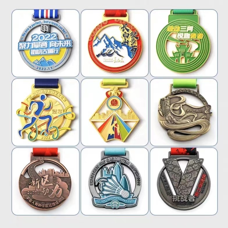Awards Custom Laser Engraved Medals Volunteer Community Service Custom Silver Medals