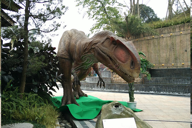 Playgrounds Realistic Animatronic Dinosaur Lively And Interesting Interactive Steel Frame