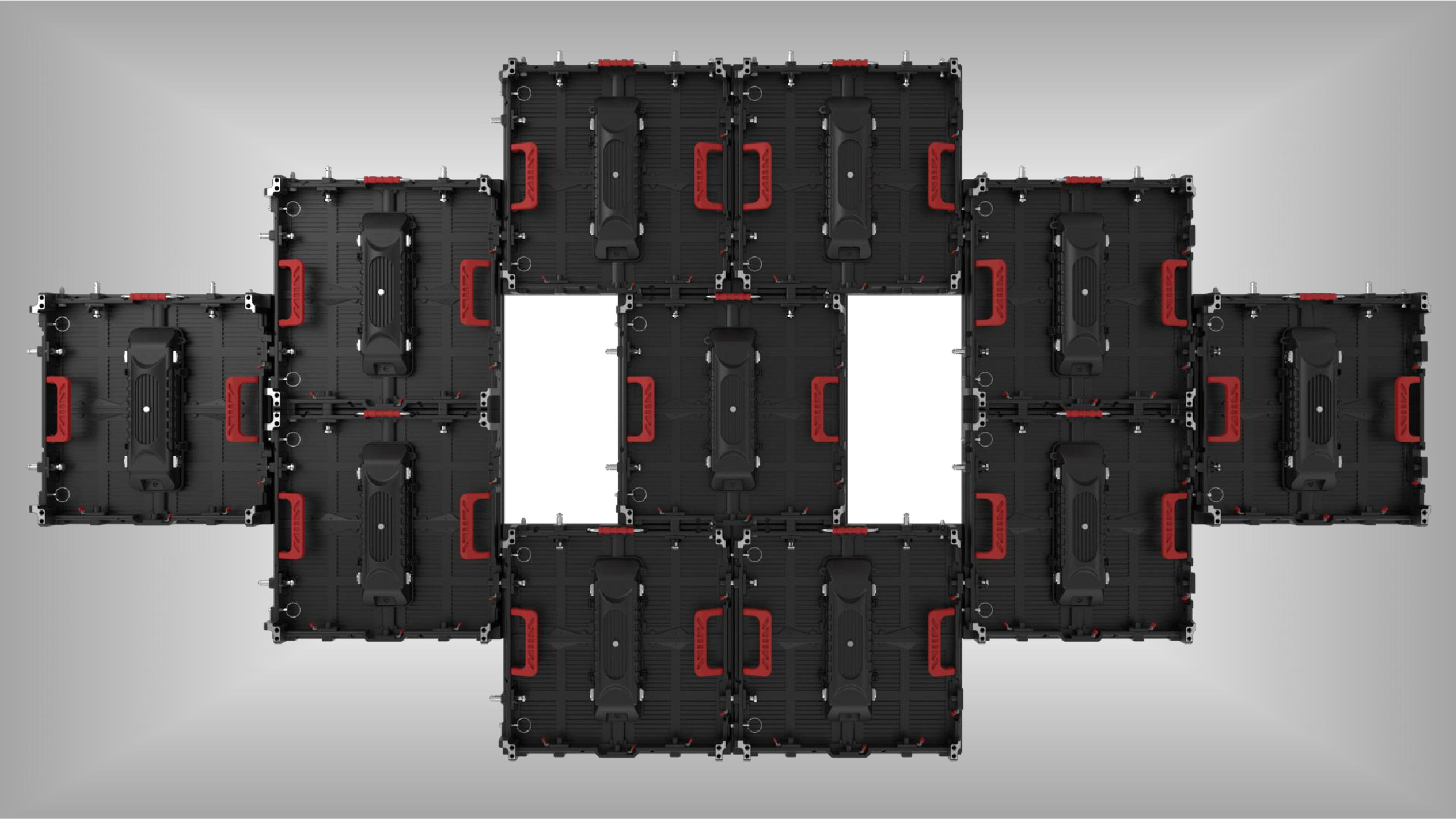 HD Full Color SMD Curved Led Display Panel Rental P2.97 P3.91 P4.81