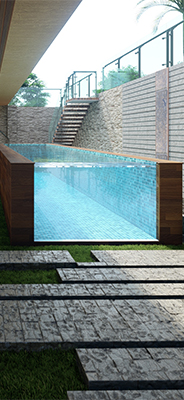 Outdoor Prefab Pool Large Transparent Acrylic Glass Swimming Pool for Underground Spaces