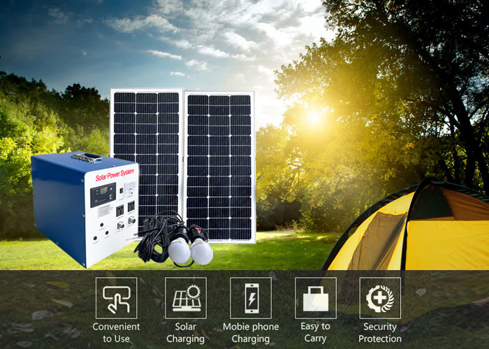 PWM Household Solar Power Systems 5000W Monocrystalline Silicon For TV Refrigerator