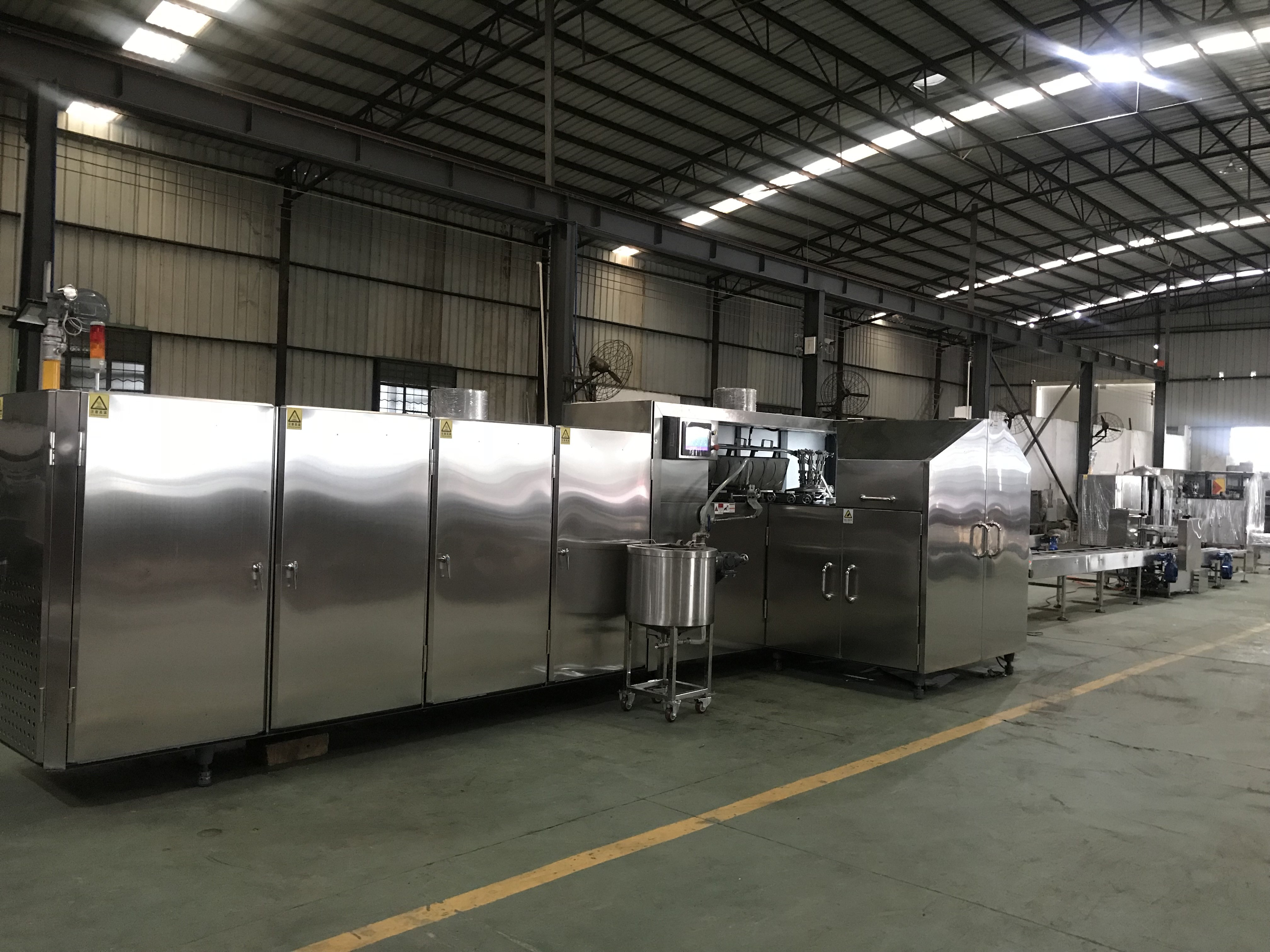 3200pcs/H Automatic Sugar Cone Production Line For Beverage Factory