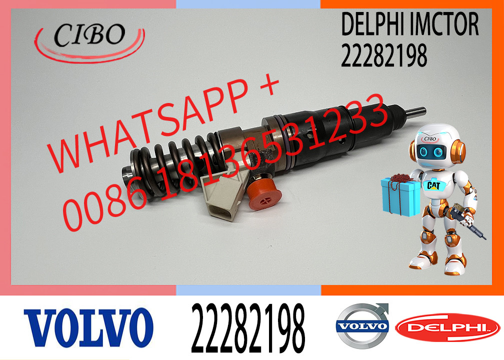 Diesel Fuel Injector 22282198 22459521 BEBE1R2001 For FH4 D11 Engine Common Rail Injector
