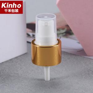China Screw Cosmetic Treatment Pumps 0.2ml 24/410 Cream Double Wall Closure Half Round Domed Cap on sale
