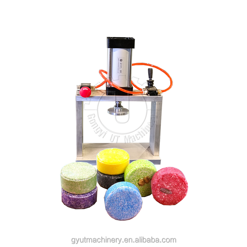 Raw Materials Salt Powder Single Pneumatic Bath Bomb Press for Easy Operation