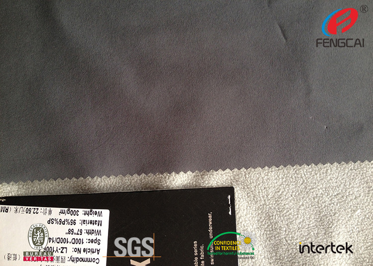 Solid Color TPU Laminated Micro Polar Fleece Fabric , 4 Way Stretch Lycra Material