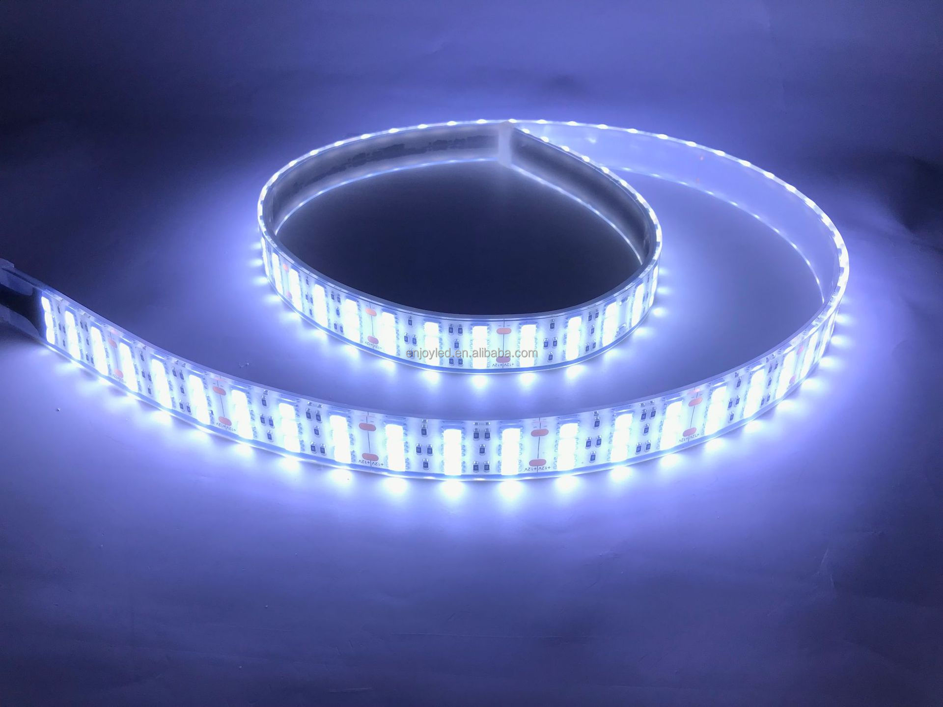 9000K 5050 12V Dimmable LED Strip Three Row 180 Lamps Led Tape