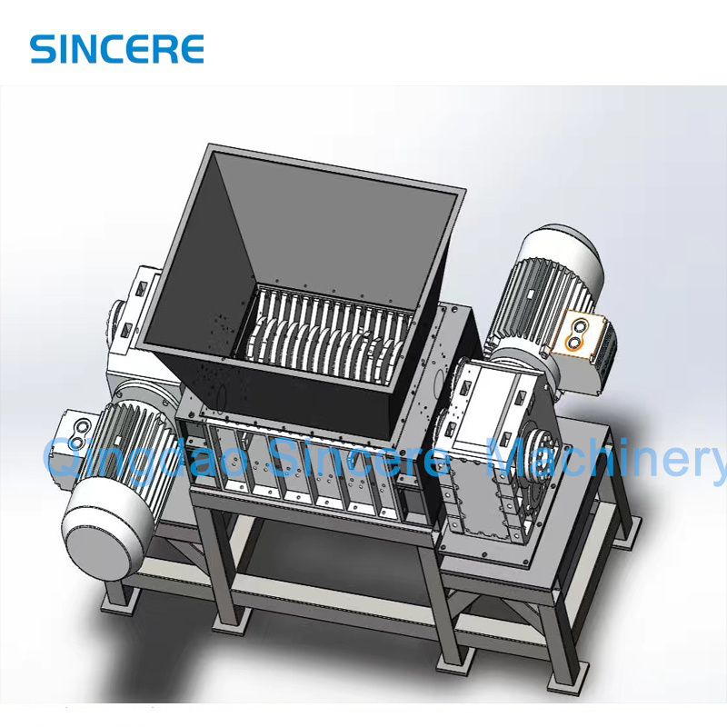 Computerized Plastic Waste Shredder Machine PVC Pulverizer Machine