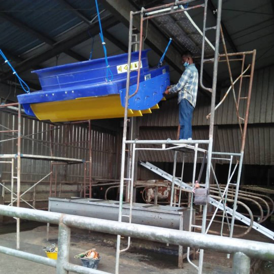 520V Industrial Livestock Farm Exhaust Fans Fiberglass With Cone