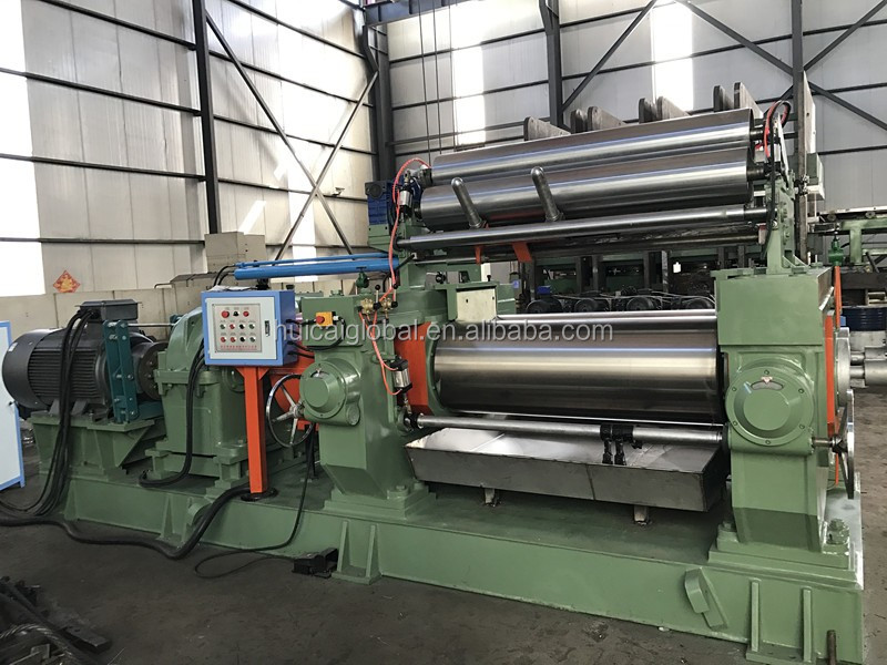 Rubber Two Roll Mills Open Mixing Mill with Friction Ratio 1 1.27m/min