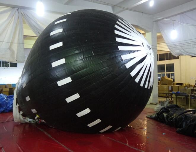 8000KGS PVC Parachute Inflatable Air Lift Bag Tarpaulin Water Tank Equipment Salvage Balloon