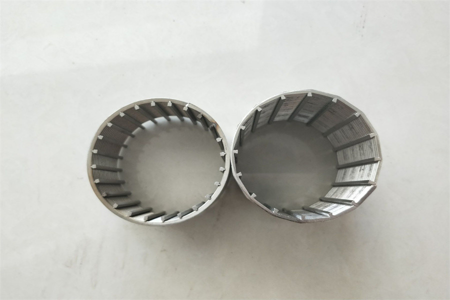 OD 100mm Stainless Steel Filter Screen Wastewater Treatment Wedge Wire Screen