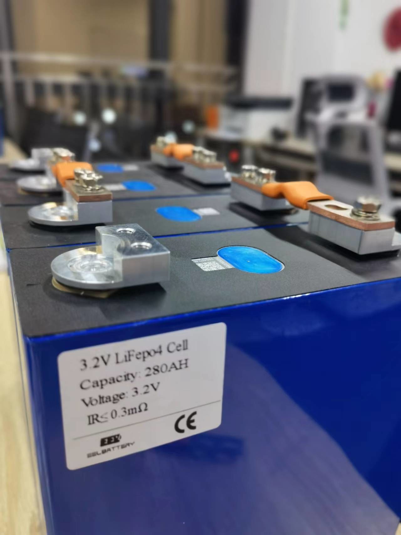 LFP Anode Material Prismatic LiFePO4 Lithium Battery 3.2V 105AH for Solar Energy Storage