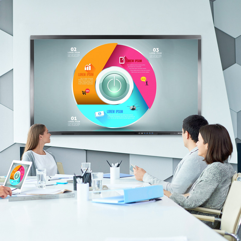 VETO 55 65 75 inch 4K Interactive Whiteboard Intelligent Smart Bord Touch Screen Education Blackboards