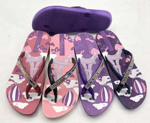 Quality Summer Unisex Wholesale Women Beach PVC Printed Custom Flip Flops for sale