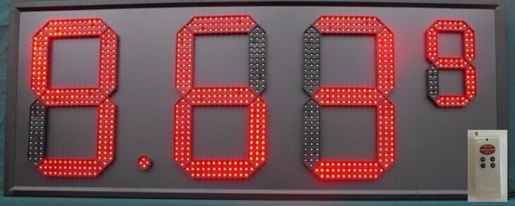 24'' big 7 segment display led module digits