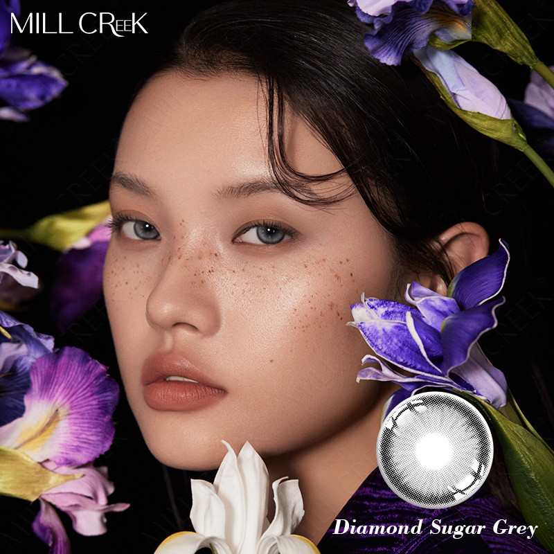 KSSEYE Soft Tinted Prescription Daily Colored Contacts For Dark Eyes