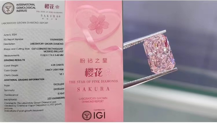 Sakura Pink Lab Grown Diamonds Pink Diamonds Lab Created Colored Diamonds prime source