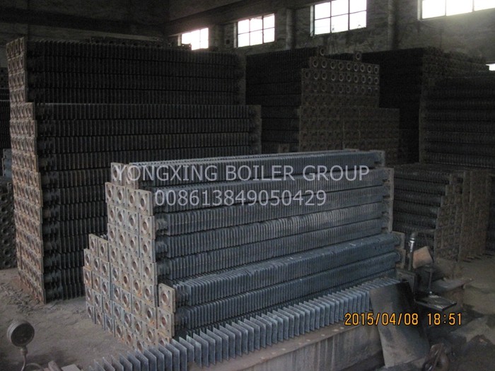 Industrial Exhaust Gas Economizer 20 Ton Fin Tubes Flue Gas Economizer