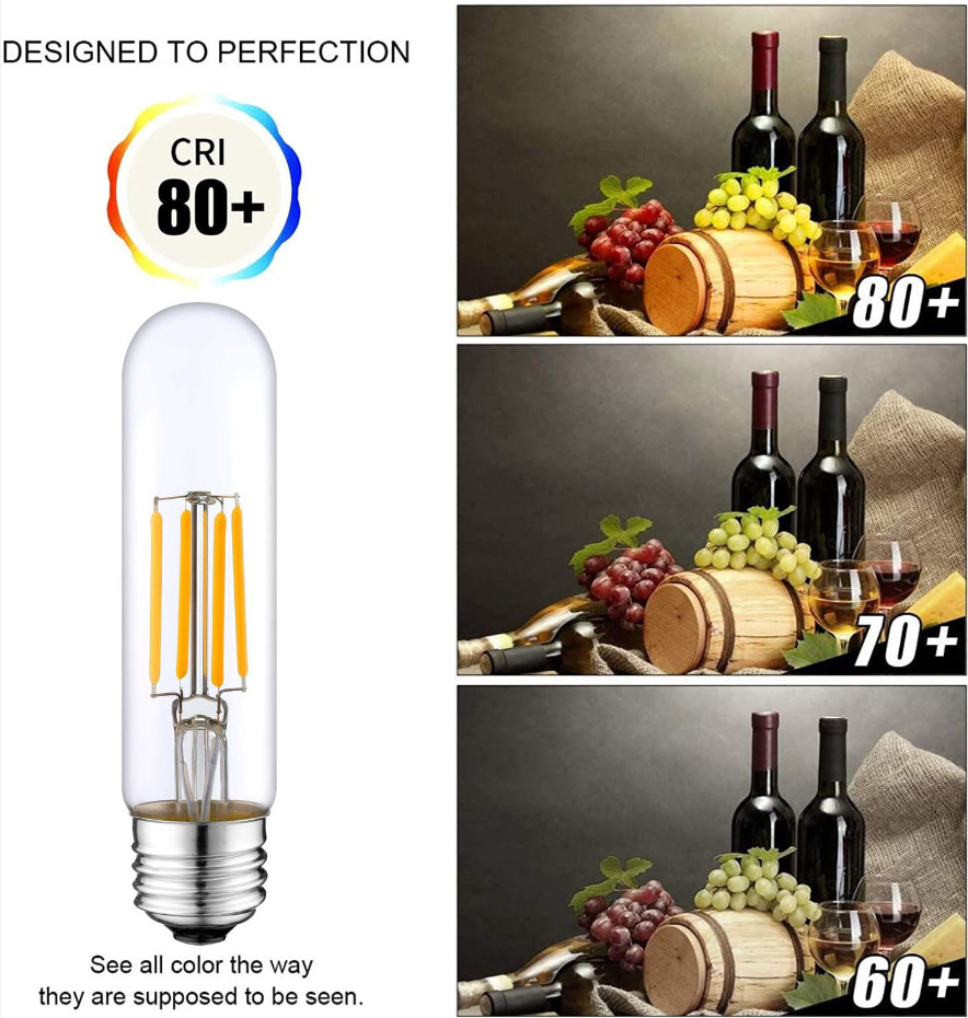450Lm T30 Edison LED Filament Bulbs , B22 E26 E27 High Lumen Edison Bulbs
