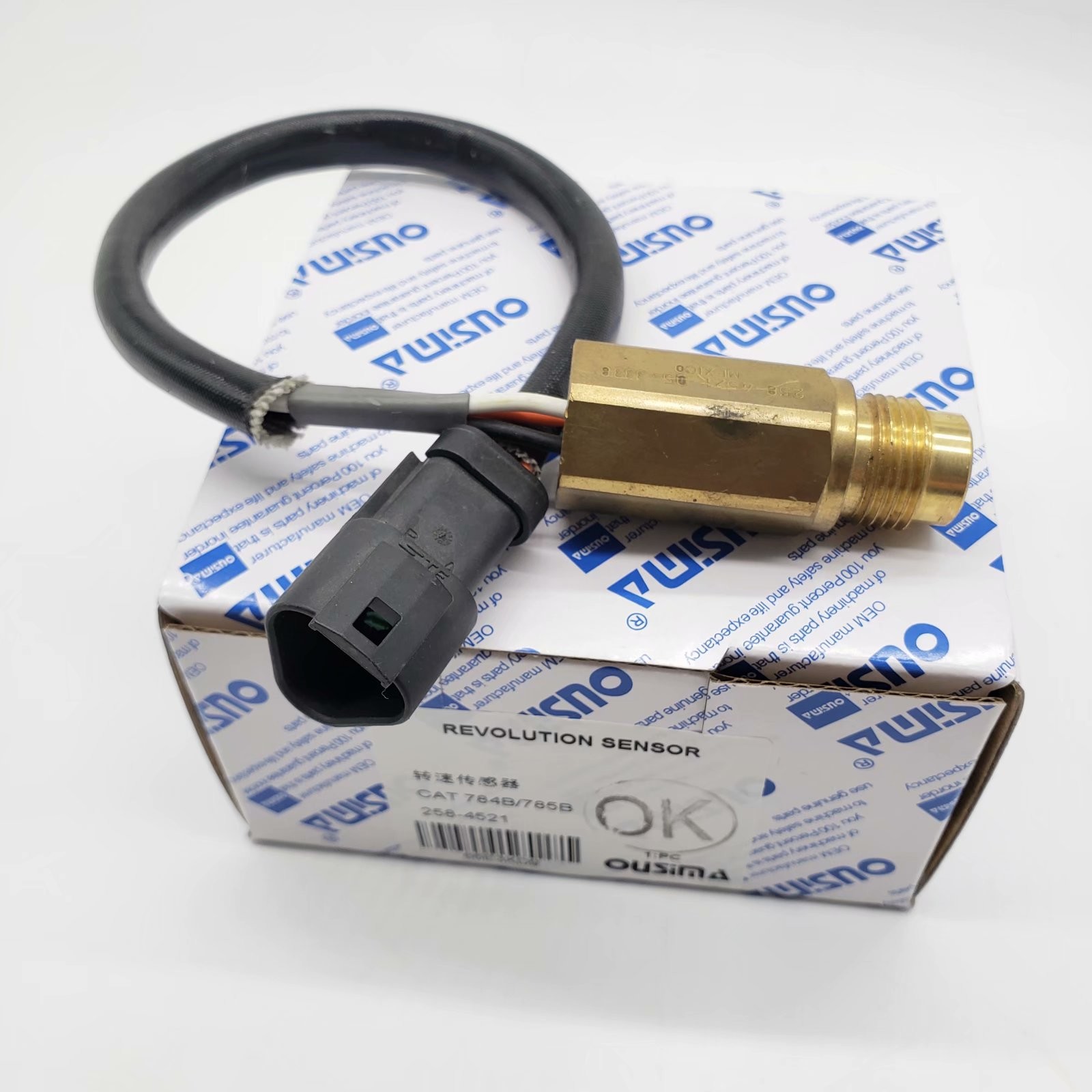 OUSIMA 2584521 Speed Sensor For Excavator 784B 785B Transmission 258-4521