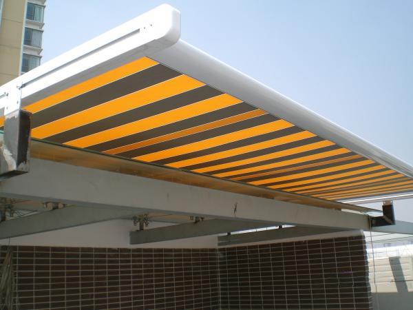 Full Cassette Retractable Roof Awning Conservatory Retractable Arm Awning