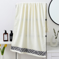 High Water Absorption Plain Dyed 100% Cotton Bath Towels for Home Hotel Spa Ect