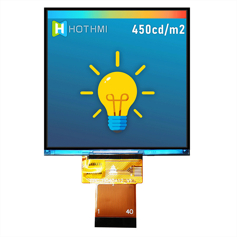 Square Durable IPS TFT LCD Display 4 Inch 320x320 Dots With IC TFT-H040A12DHIIL4N40