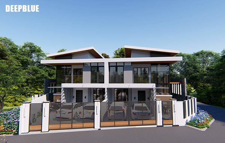 Two Floors Of The Light Steel Prefab Modern Homes Prefabricated Light Steel Structure Houses