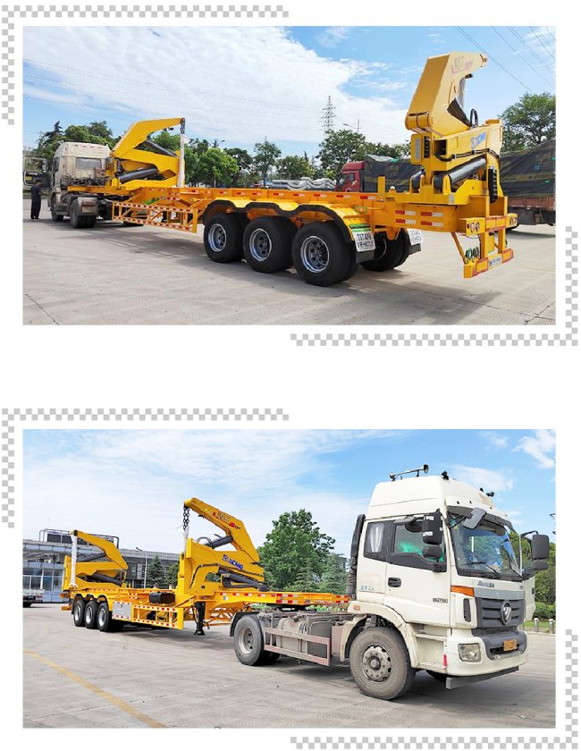 TITAN 45 Tons 40 Ft Container Side Loader Trailer for Sale