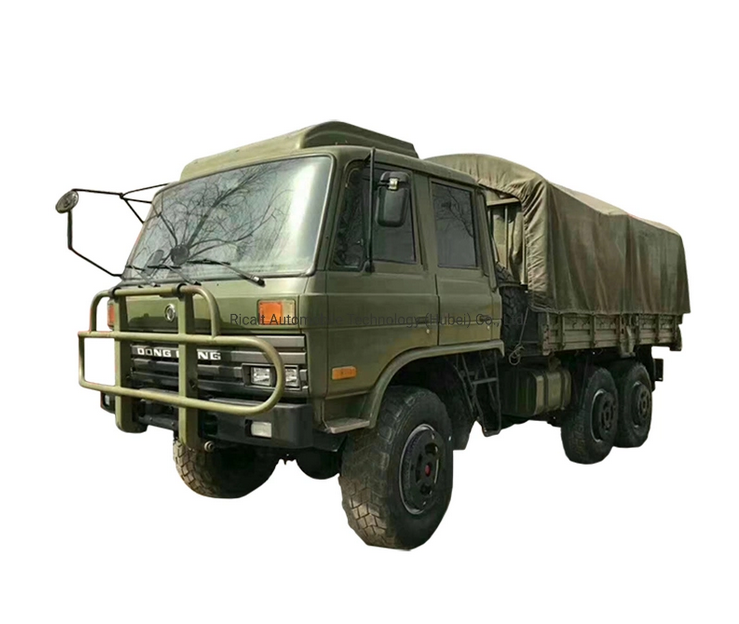 Off-Road Ready 2022 Dongfeng 4x4 6x6 Diesel Tarpaulin Truck with Single and Double Row
