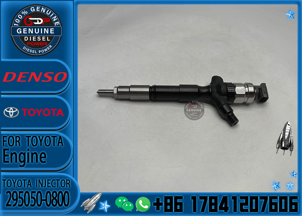New Common Rail Injector 295050-0800 295050-0801 295050-0802 for 1KD 2KD Diesel Nozzle High Quality