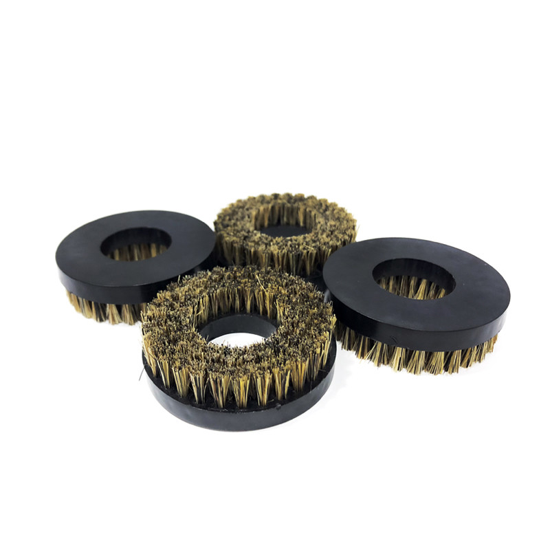 Industrial Brown Bristle Pressure Foot Brush , Anderson AEMG Routing Brush
