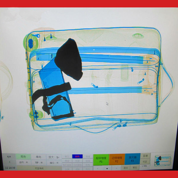 Small Tunnel 500*300mm X Ray Baggage Scanner Airport Security