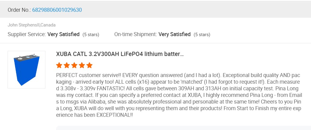 EV ESS Lifepo4 280ah 3.2v Prismatic Lithium Ion Battery High Power