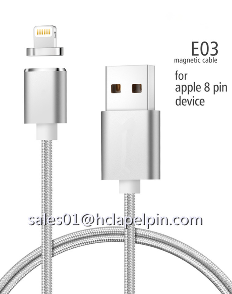 Promotion gifts Magnetic cable,Cable For Iphone Samsung,Metal USB cable custom