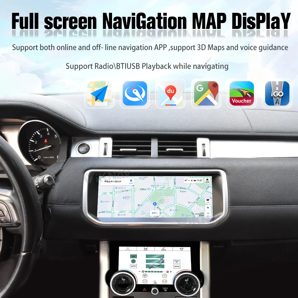 10.25 Inch Android Car Stereo Radio For Land Rover Evoque L551 L538 2012-2018 GPS Navigation Touch Screen DVD Player