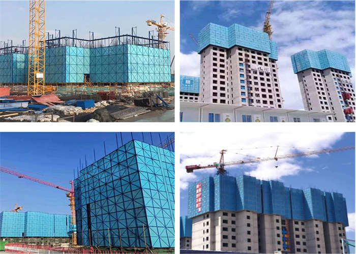 Color Coated Protective Construction Safety Screens 1X2m