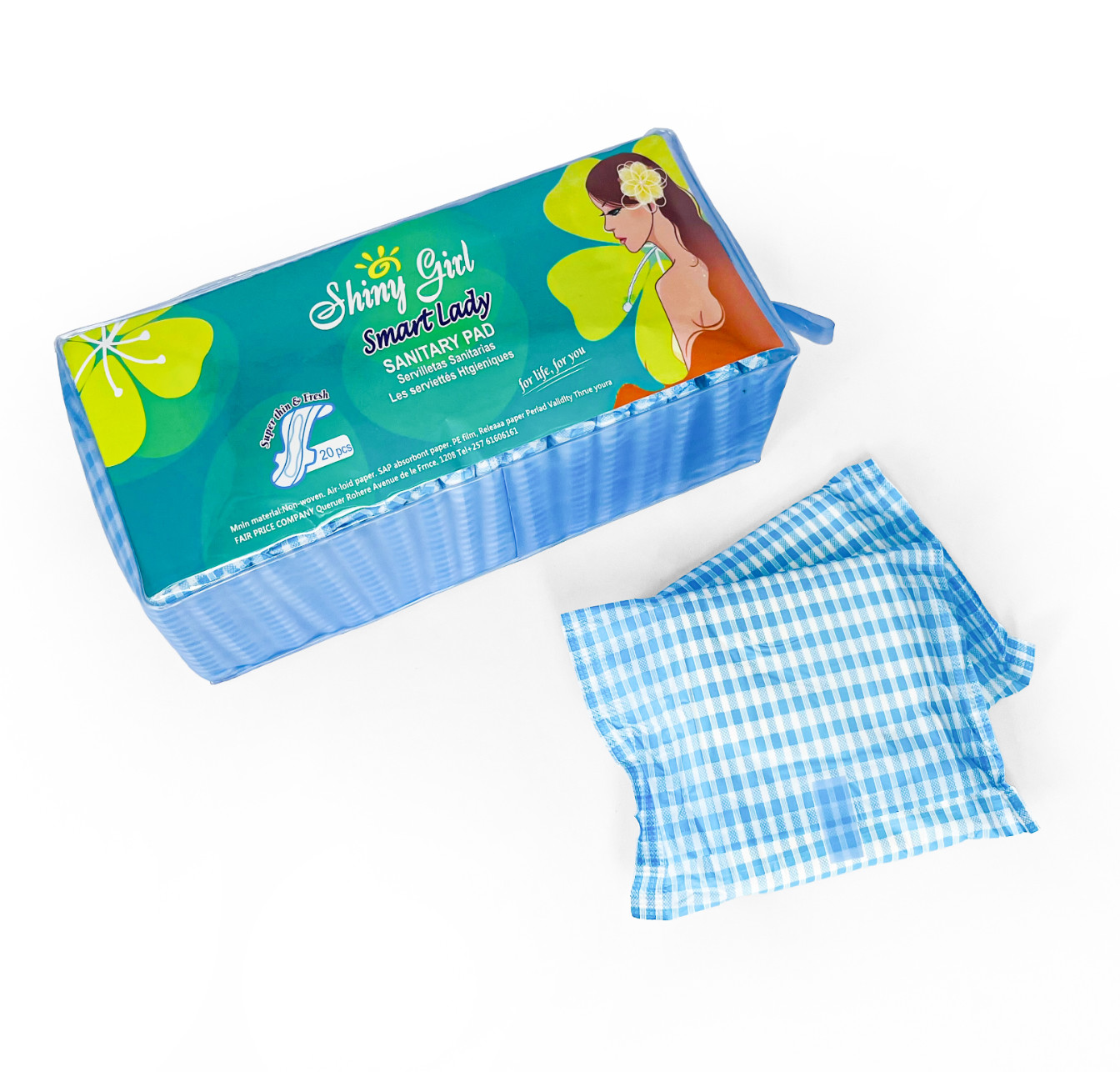 Womens Pads Winged Shape Ultra Thin Leak Proof And Absorbent Cotton Sanitary Napkins