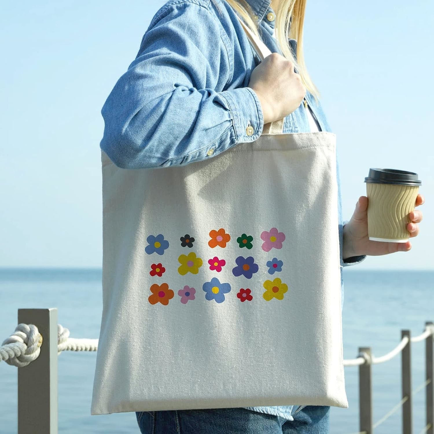 Wipe Clean Zipper Eco Canvas Bags With Cotton Linen